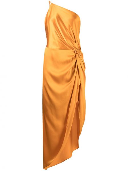 Vestido de noche Michelle Mason naranja