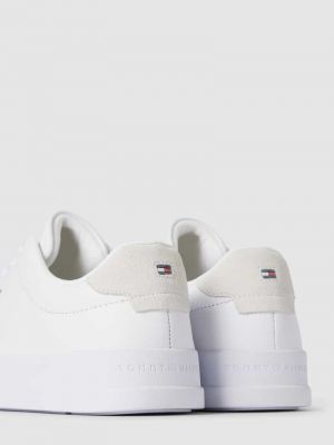 Sneakersy w jednolitym kolorze Tommy Hilfiger białe