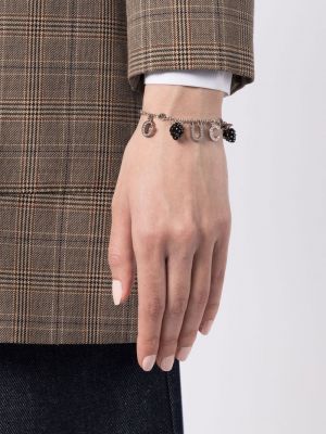 Bracelet en cristal Gucci argenté