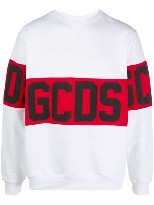 Bomull sweatshirt Gcds hvit