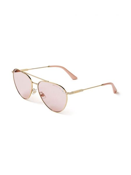 Okulary przeciwsłoneczne Jimmy Choo Eyewear złote