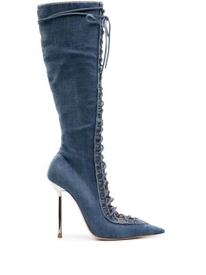 Členkové topánky Le Silla modrá