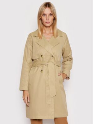 Trench Selected Femme beige