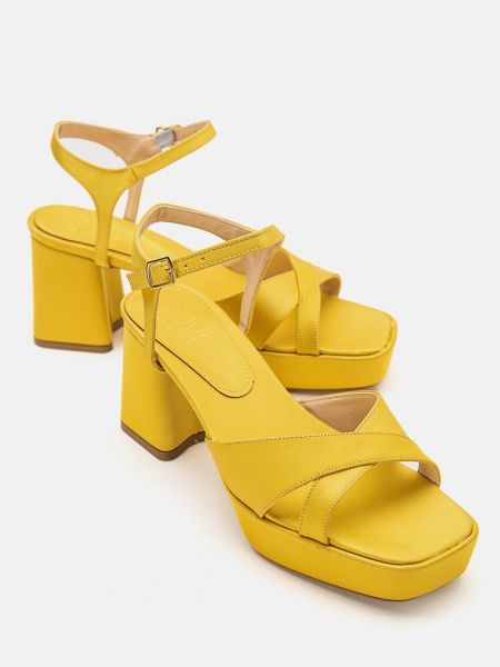 Satenske cipele Luvishoes žuta