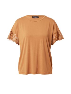 Jednofarebné viskózové priliehavé tričko Rosemunde