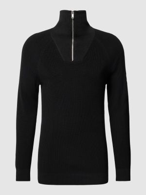 Dzianinowy sweter Matinique czarny