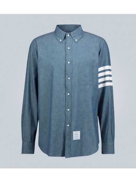 Рубашка Thom Browne синяя