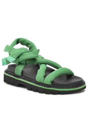 Sandale Tommy Jeans grün