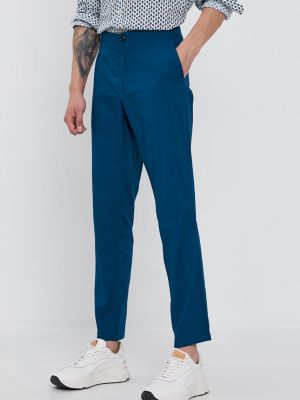 Pantaloni chino Sisley albastru