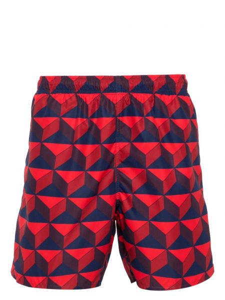 Pantaloni scurți cu imprimeu geometric Lacoste