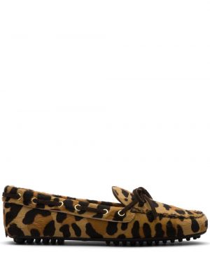 Loafers con stampa animalier Car Shoe