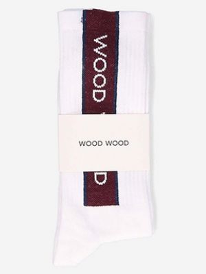 Αθλητικές κάλτσες Wood Wood λευκό