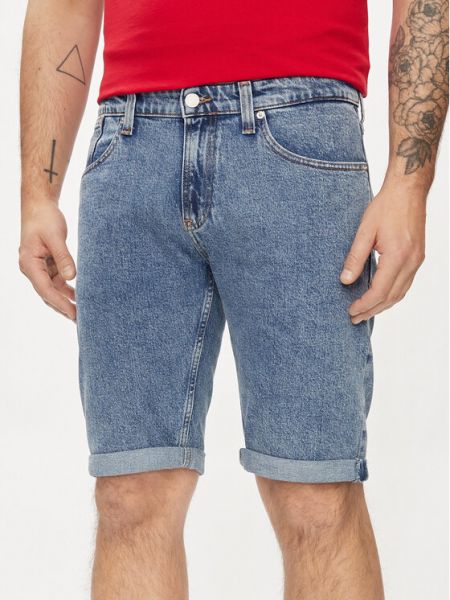 Shorts en jean slim Tommy Jeans bleu