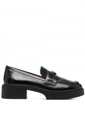 Chunky nahast loafer-kingad Coach must