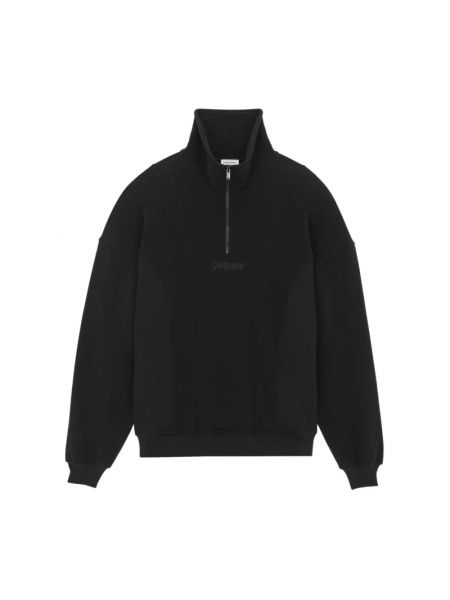 Bluza rozpinana Saint Laurent czarna