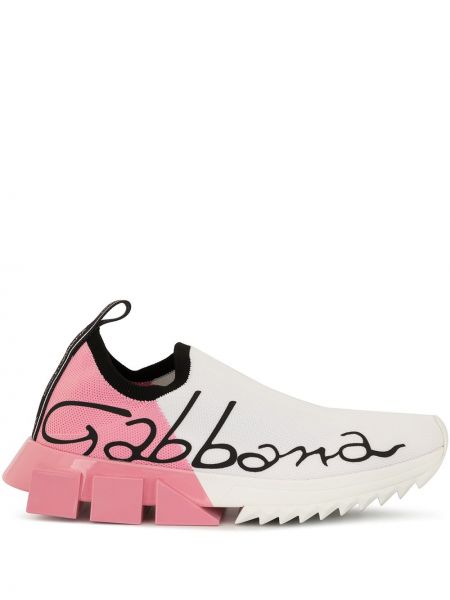 Slip on sportcipők Dolce & Gabbana - fehér