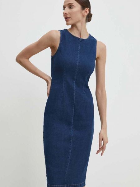 Uska mini haljina Answear Lab plava