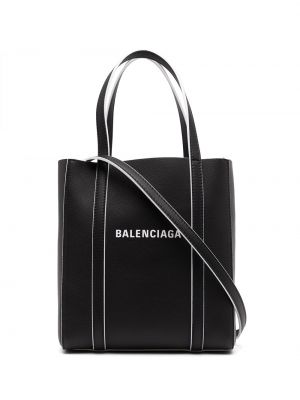 Nakupovalna torba Balenciaga črna