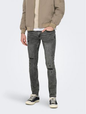 Jeans skinny Only & Sons grigio