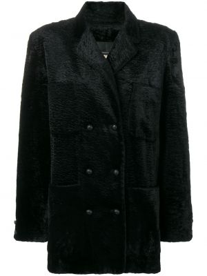 Abrigo manga larga Fendi Pre-owned negro