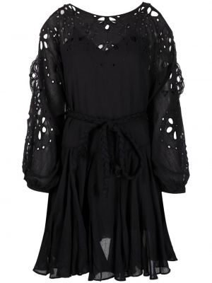 Mini šaty Mes Demoiselles, černá