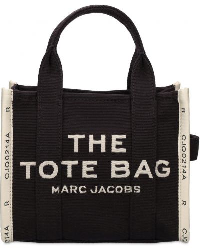 Pamut bevásárlótáska Marc Jacobs (the) fekete