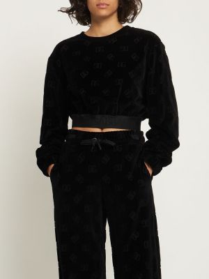 Jacquard sweatshirt Dolce & Gabbana schwarz