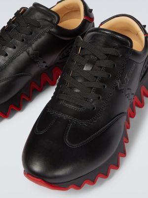 Sneakers di pelle Christian Louboutin nero