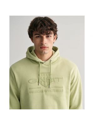 Sudadera con capucha Gant verde