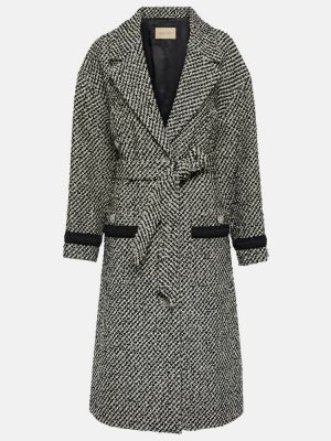 Bavlněný vlněný kabát Gucci