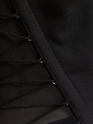 Vlnená bunda Dion Lee čierna