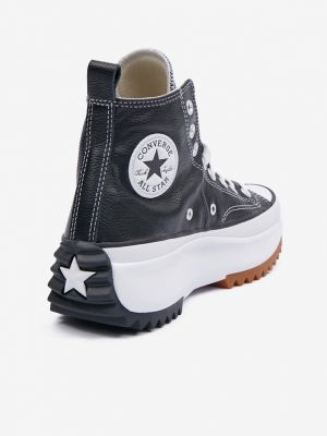 Csillag mintás sneakers Converse fekete
