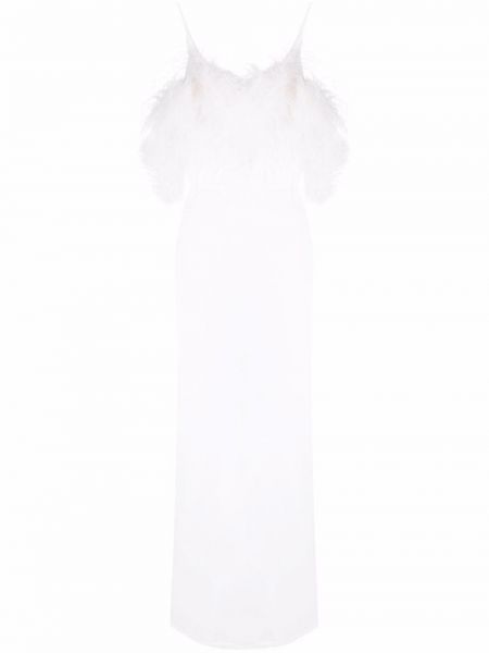 Плетена рокля с пера Seen Users бяло