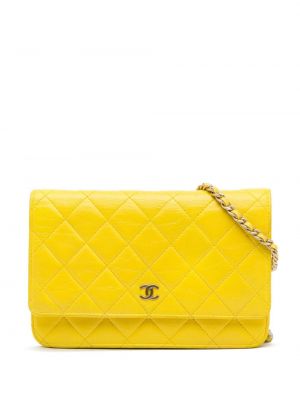 Collier Chanel Pre-owned jaune