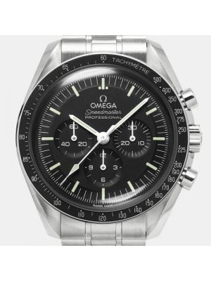 Zegarek ze stali chirurgicznej Omega Vintage czarny