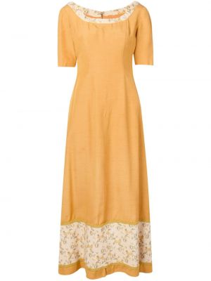 Vestido largo A.n.g.e.l.o. Vintage Cult amarillo