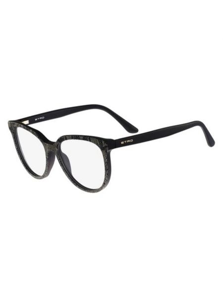 Okulary z wzorem paisley Etro czarne
