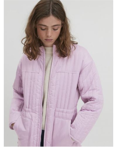 Zimní kabát Ichi fialový