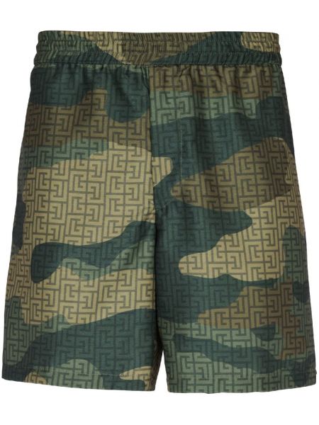 Bermuda kratke hlače s printom s camo uzorkom Balmain