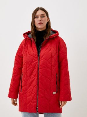 Утепленная демисезонная куртка Wiko красная