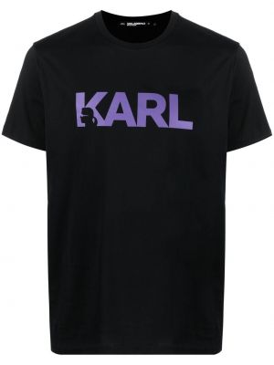 T-shirt Karl Lagerfeld svart