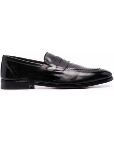 Δερμάτινα loafers slip-on Henderson Baracco μαύρο