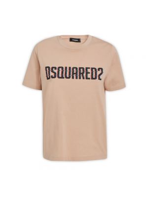 Koszulka Dsquared2 beżowa