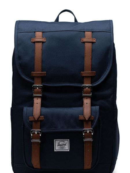 İpli sırt çantası Herschel Supply Co. mavi