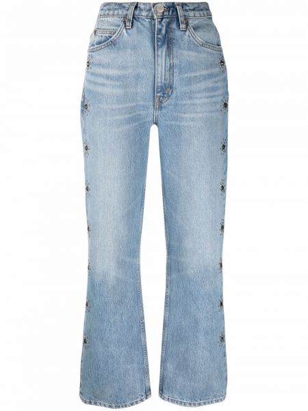 Zvonové džíny Re/done Modré