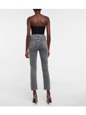 High waist skinny jeans 3x1 N.y.c. grau