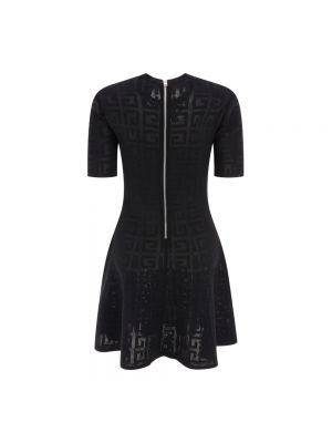 Mini vestido de tejido jacquard Givenchy negro