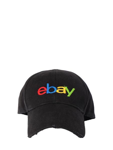 Bomuld cap Balenciaga sort