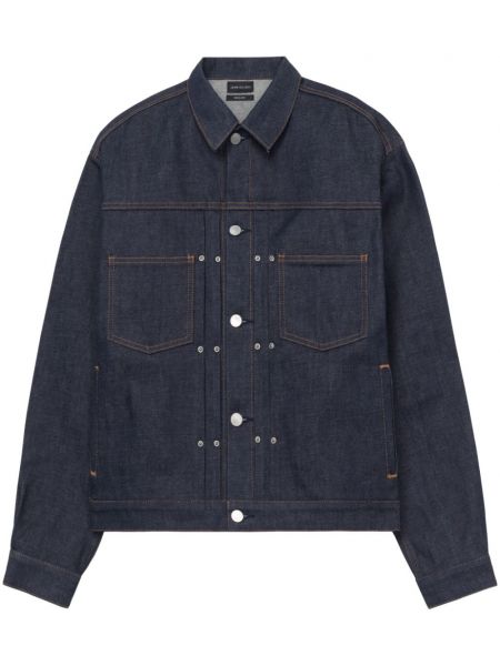 Veste longue John Elliott bleu