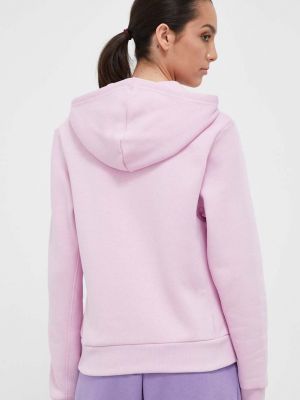 Kapucnis fleece felső Adidas rózsaszín